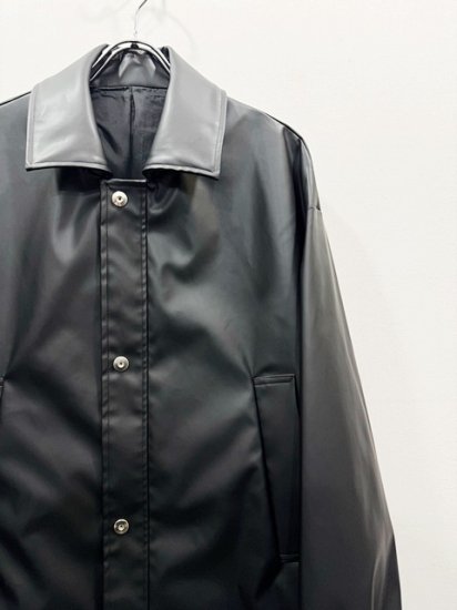 stein（シュタイン）2024SS 24SS COATED TRUCKER JACKET コーティングトラッカージャケット　Black - Laid  back（レイドバック）| 千葉県 柏市 取り扱い 店舗 セレクトショップ 通販