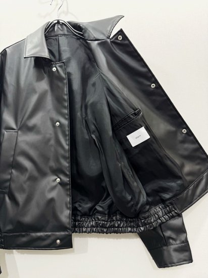 stein（シュタイン）2024SS 24SS COATED TRUCKER JACKET コーティングトラッカージャケット　Black - Laid  back（レイドバック）| 千葉県 柏市 取り扱い 店舗 セレクトショップ 通販