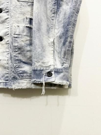 ANCELLM（アンセルム） 2024SS 24SS UNEVEN PAINT COVERALL Navy