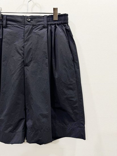 stein（シュタイン）2024SS 24SS WINDPROOF NYLON WIDE EASY SHORT TROUSERS Black -  Laid back（レイドバック）| 千葉県 柏市 取り扱い 店舗 セレクトショップ 通販