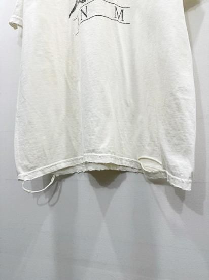 ANCELLM（アンセルム） 2024SS 24SS IRIS T-SHIRT Ivory - Laid