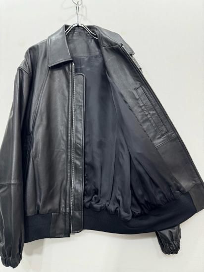 ssstein（シュタイン）2024AW 24AW LEATHER ZIP SHORT JACKET