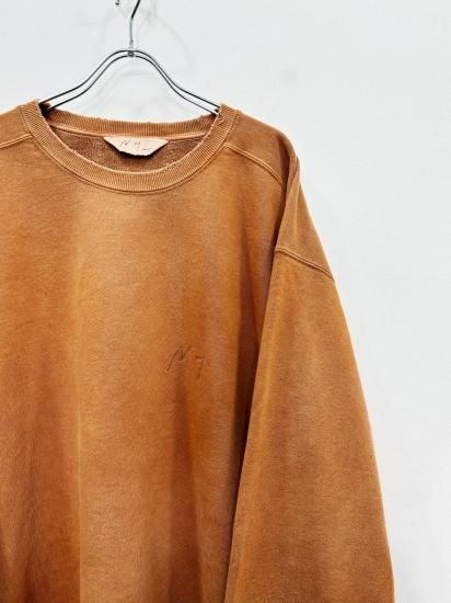 ANCELLM（アンセルム） 2024AW 24AW EMBROIDERY UNEVEN OVER SWEAT