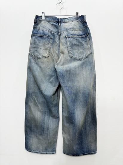 ANCELLM(アンセルム) 2024AW 24AW AGING WIDE DENIM PANTS ANCELLM(アンセルム) 2024AW 24AW AGING WIDE DENIM PANTS