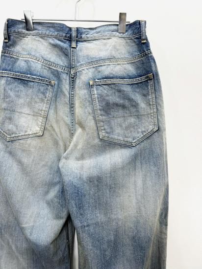 ANCELLM（アンセルム） 2024AW 24AW AGING WIDE DENIM PANTS
