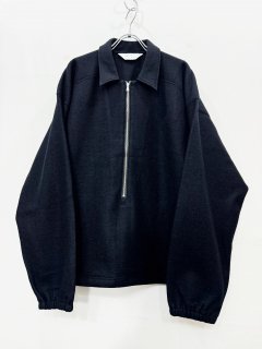 INTERIM（インテリム） 2023SS 23SS HYPER BIG SAFARI SHIRT JACKET サファリシャツジャケット Black  - Laid back（レイドバック）| 千葉県 柏市 取り扱い 店舗 セレクトショップ 通販