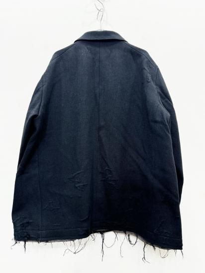 ANCELLM(アンセルム) 2024AW 24AW TWEED CRASH JACKET Black ANCELLM(アンセルム) 2024AW 24AW TWEED CRASH JACKET Black