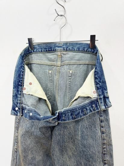 ssstein / シュタイン】DEFORMED FLARE VINTAGE DENIM JEANS