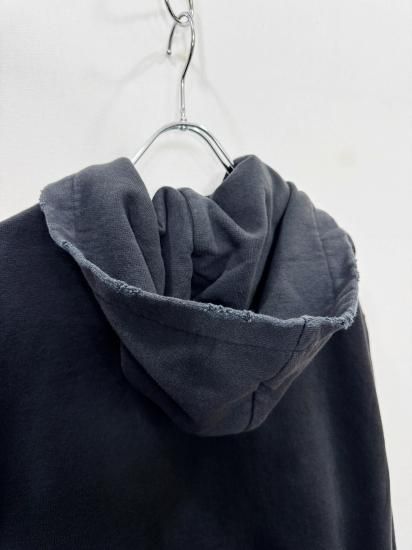 ANCELLM(アンセルム) 2025SS 25SS ZIP UP HOODIE Black - Laid ANCELLM(アンセルム) 2025SS 25SS ZIP UP HOODIE Black - Laid