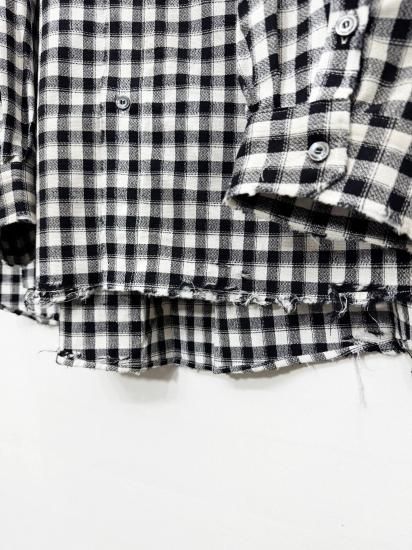 ANCELLM(アンセルム) 2025SS 25SS C/R CHECK OVER SHIRT Black ANCELLM(アンセルム) 2025SS 25SS C/R CHECK OVER SHIRT Black