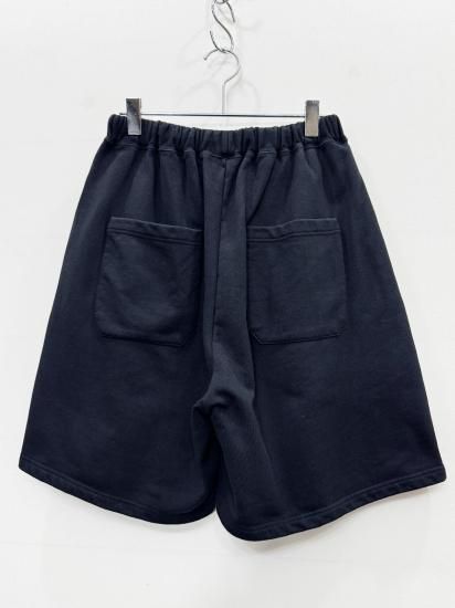 ANCELLM 25SS TUCK SWEAT SHORTS 黒 ANCELLM（アンセルム） 2025SS 25SS TUCK SWEAT SHORTS Black