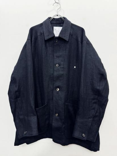 ANCELLM（アンセルム） 2025SS 25SS LINEN COVERALL Black