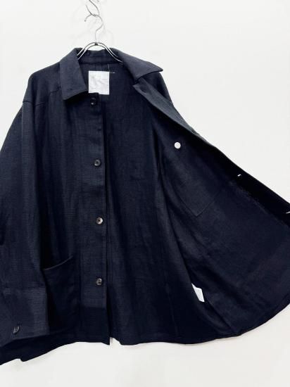 ANCELLM（アンセルム） 2025SS 25SS LINEN COVERALL Black
