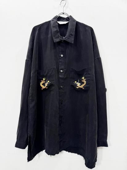 ANCELLM（アンセルム） 2025SS 25SS AGING EMBROIDERY SHIRT