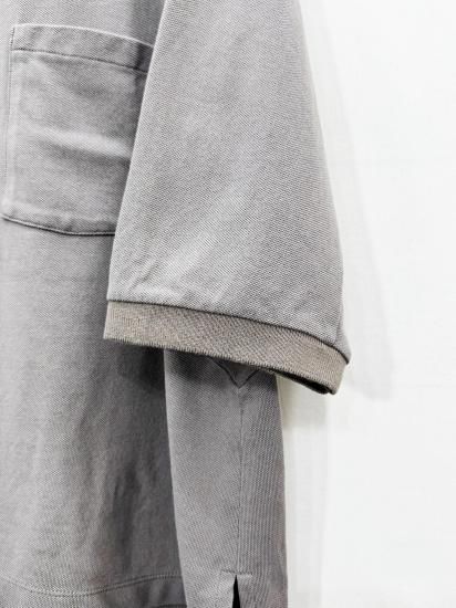 ANCELLM（アンセルム） 2025SS 25SS S/S POLO SHIRT Grey - Laid