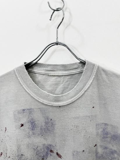 正規 25SS ANCELLM ABSTRACT T-SHIRT 824P▲ ANCELLM - ABSTRACT T-SHIRT | GRAY | カットソー | NapsNote