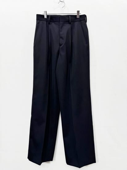 ssstein（シュタイン）2025AW 25AW STRAIGHT TROUSERS Black - Laid