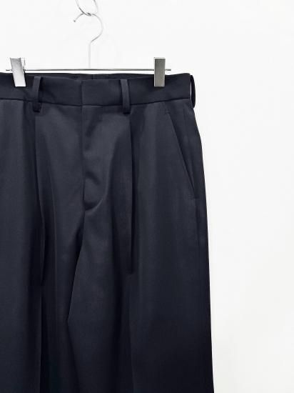 ssstein（シュタイン）2025AW 25AW STRAIGHT TROUSERS Black - Laid