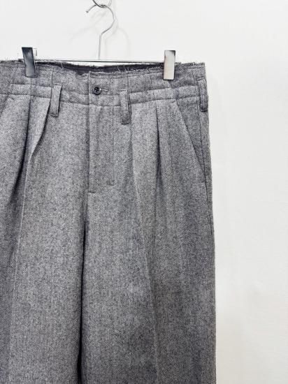 ANCELLM（アンセルム） 2025AW 25AW SHRINK WOOL WIDE SLACKS