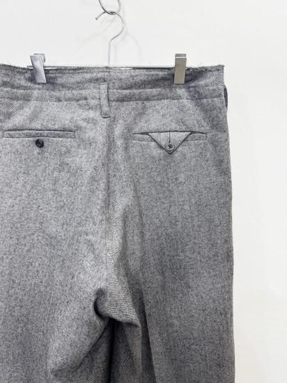 ANCELLM（アンセルム） 2025AW 25AW SHRINK WOOL WIDE SLACKS Grey
