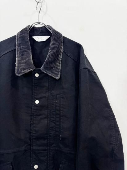 ANCELLM（アンセルム） 2025AW 25AW MOLESKIN WORK JACKET Black