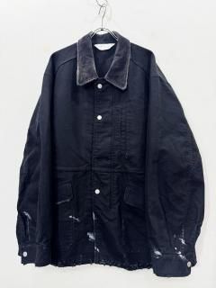 ANCELLM（アンセルム） 2025SS 25SS LINEN COVERALL Black