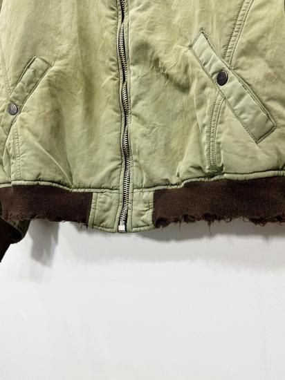 ANCELLM（アンセルム） 2025AW 25AW FADED BOMBER JACKET Khaki - Laid