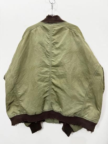 25AW ANCELLM FADED BOMBER JACKET アンセルム ANCELLM（アンセルム） 2025AW 25AW FADED BOMBER JACKET Khaki - Laid