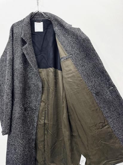 ANCELLM（アンセルム） 2025AW 25AW SEMI-DOUBLE CHESTER COAT White