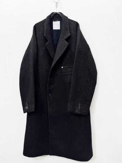 ジャケット・アウター 25aw ANCELLM SEMI-DOUBLE CHESTER COAT ANCELLM（アンセルム） 2025AW 25AW SEMI-DOUBLE CHESTER COAT Brown