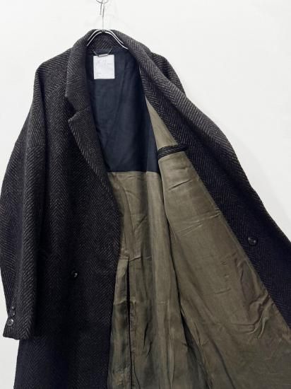 ジャケット・アウター 25aw ANCELLM SEMI-DOUBLE CHESTER COAT 2025AW】 ANCELLM (アンセルム) 