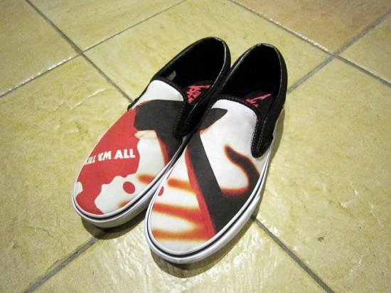 Vans metallica kill outlet em all slip on