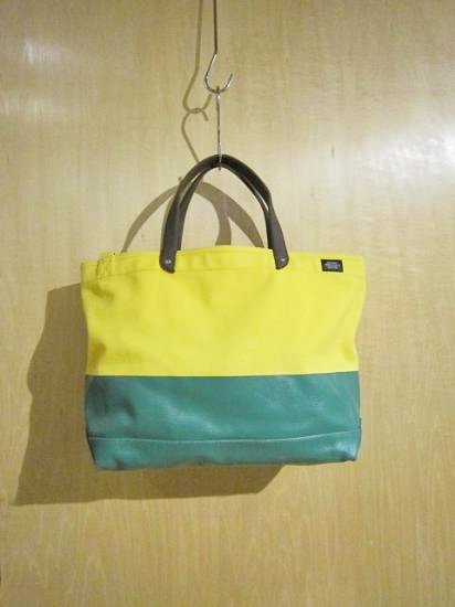 JACK SPADE Dipped Coal Bag Yellow×Green - Laid back(レイドバック