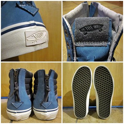 激安セール】 VANS VAULT ネイビー ヌバック Sk8-Hi ORIGINALS