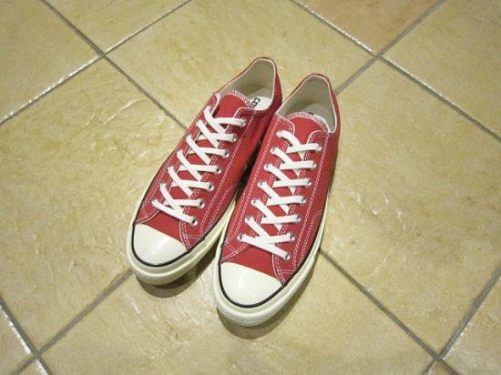 converse Premium Line 70's Chuck Taylor Low Crimson - Laid back