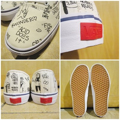 Vans SYNDICATE×Jason Dill OG AUTHENTIC “S” Natural×White - Laid