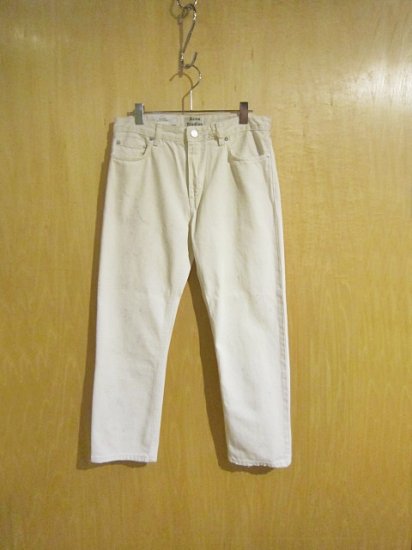 Acne Studios Pop Kapital Pants Off White - Laid back(レイドバック