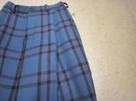 お歳暮 2024 Slacks Wide Elliot SIGN NEON Blue back(レイドバック Laid - パンツ