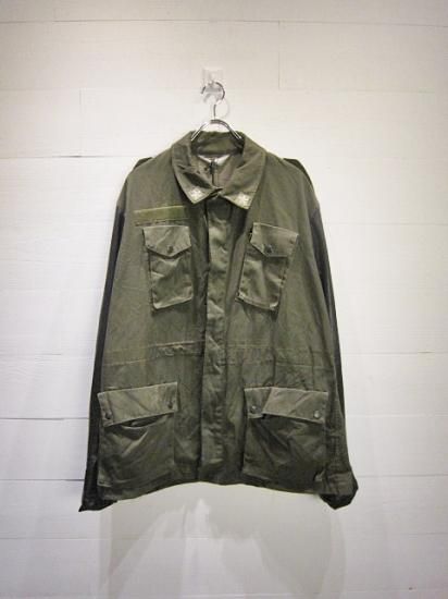 WLG by Giorgio Brato 袖レザーミリタリージャケット Olive×Black - Laid back(レイドバック) | 千葉 柏  セレクトショップ the Sakaki