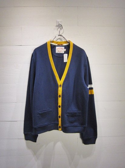 Brooks Brothers Sweat Cardigan Navy - Laid back(レイドバック