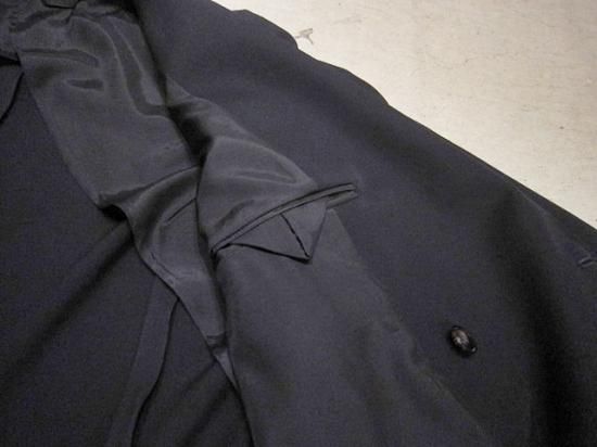 ESSAY Double Tailored Jacket　Black ESSAY Double Tailored Over Jacket Navy - Laid back(レイド