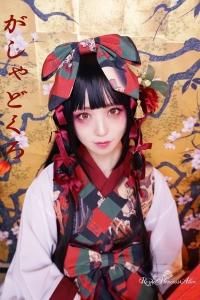 振袖 豪華 金彩 紋意匠 身丈165cm 身幅ゆったり がしゃどくろ振袖ジャケット(ロング)【即時発送】 - Royal