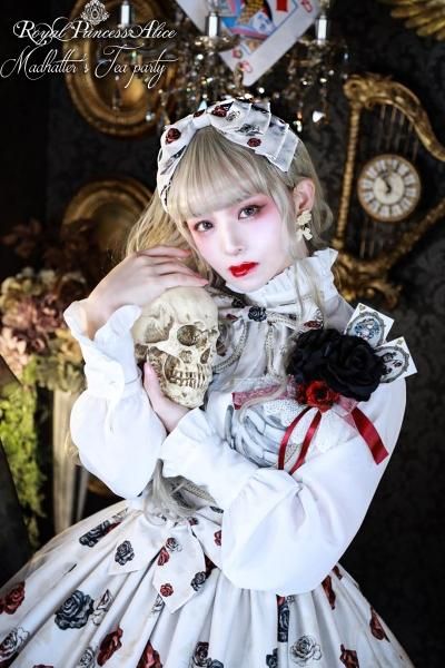 Madhatter's Tea Party ・まくら くらまコラボ カチューシャ (白) 【12月下旬より随時発送】 - Royal Princess  Alice Official Online Shop