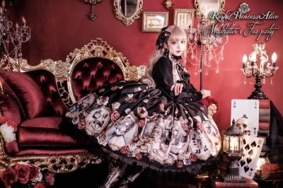 Madhatter's Tea Party ・まくら くらまコラボ ドレス(黒) 【即納品
