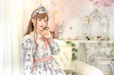 Le cha mignon ターバン風カチューシャ(ピンク)【2月中旬～2月