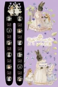 スミレの花園・tonoコラボ ジャンパースカート(黒)【3月中旬～3月下旬