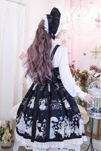 スミレの花園・tonoコラボ ボンネット(黒) 【3月中旬ー3月下旬より随時