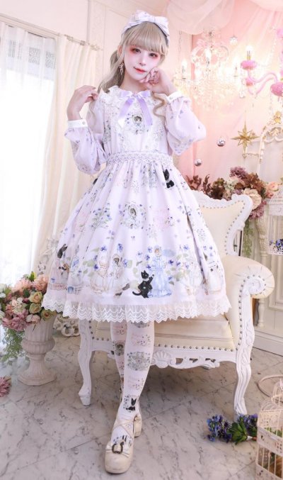 スミレの花園・tonoコラボ ワンピース(ピンク)【3月中旬～3月下旬より随時発送】 - Royal Princess Alice Official  Online Shop