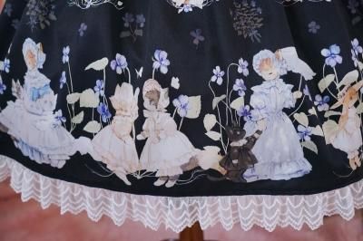 【ゆき様】 princess aliceスミレの花園ジャンパースカート スミレの花園・tonoコラボ ジャンパースカート(ピンク)【3月中旬～3月