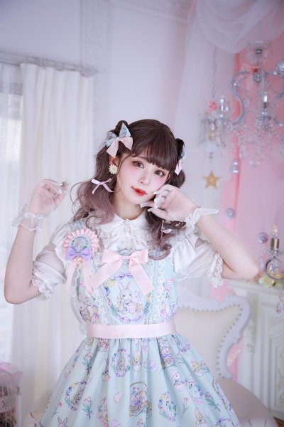 Petit jardin・城咲ロンドンコラボ ジャンパースカート(ミント)【３月末ー4月上旬より随時発送】 - Royal Princess  Alice Official Online Shop